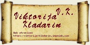 Viktorija Kladarin vizit kartica